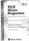 Bell and Howell TQ -Series manual. Camera Instructions.